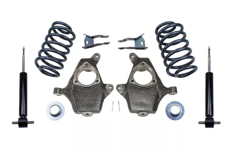 Maxtrac 3in/4in Lowering Spindle Kit fits 2007-2014 Cadillac Escalade / 2007-2014 Chevrolet / 2007-2014 GMC