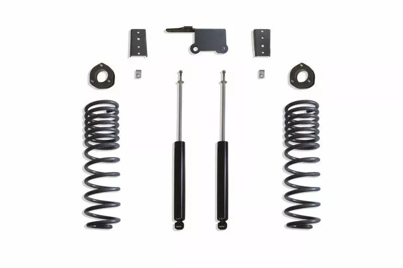 Maxtrac 3in Rear Coil Spacers & Sway Bar Brackets w/Maxtrac Shocks fits 2019+ Ram 1500 2WD