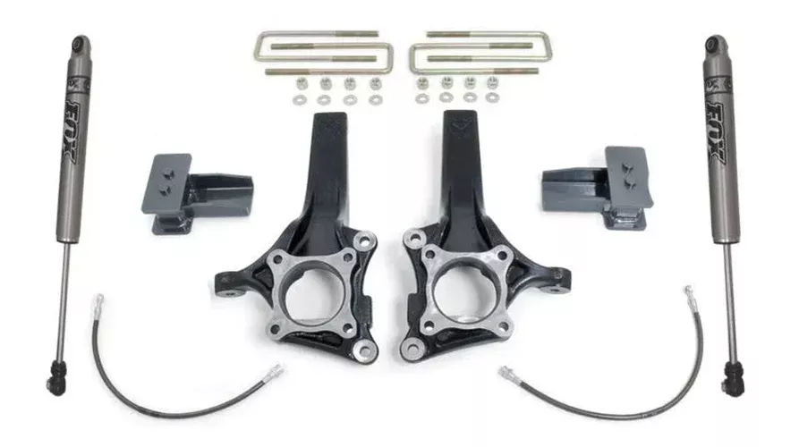 Maxtrac 4.5in/2in MaxPro Elite Spindle Lift Kit w/FOX Shocks fits 2015-2018 Ford F-150 / 2016-2018 Ford F-150 Limited
