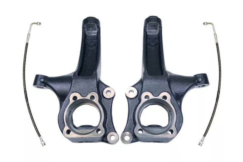 Maxtrac 4in Front Lift Spindles w/Extended DOT Compliant Brake Lines fits 2015-2018 Chevrolet Colorado / GMC Canyon