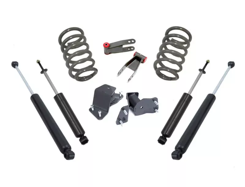 MaxTrac K330524-6 5/6 Lug 2in/4in Lowering Coil Kit fits 1988-1998 Chevrolet C1500, C2500 / GMC C1500, C2500