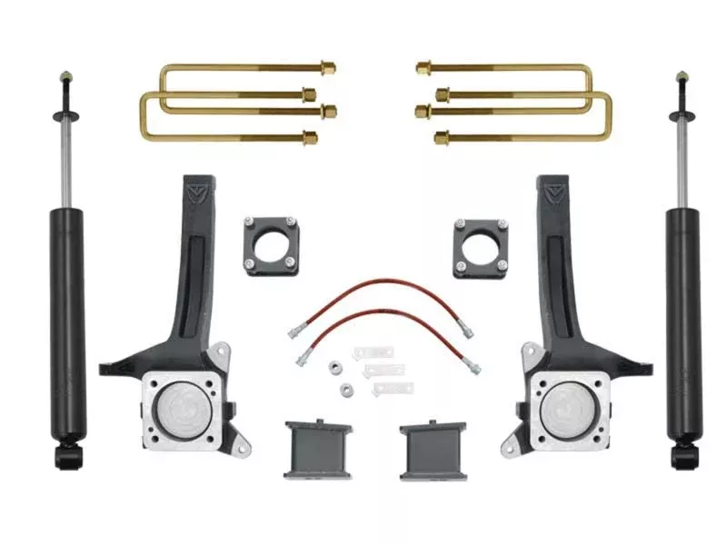 MaxTrac K886764 6in/4in MaxPro Spindle Lift Kit w/MaxTrac Shocks fits 2007-2018 Toyota Tundra