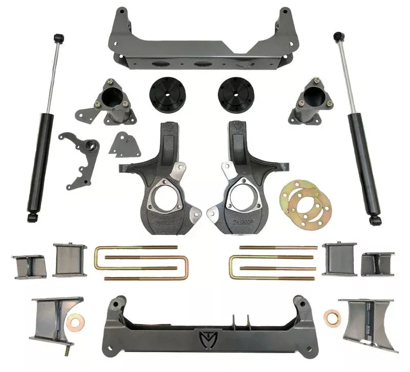 MaxTrac K941570 7in / 7in MaxPro Spindle Lift Kit fits 2014-2016 Chevrolet Silverado 1500 / GMC Sierra 1500