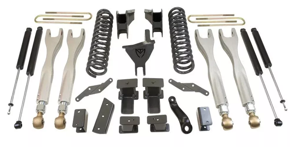 Maxtrac K943362L 6in/2in MaxPro Coil Lift Kit w/4-Link Arms & MaxTrac Shocks fits 2017-2018 Ford F-350 Super Duty 4WD