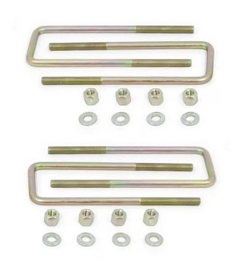 Maxtrac Rear U-Bolts for 3in/4in Lift Blocks – Square – Set of 4 fits 2009-2018 Ford F-150