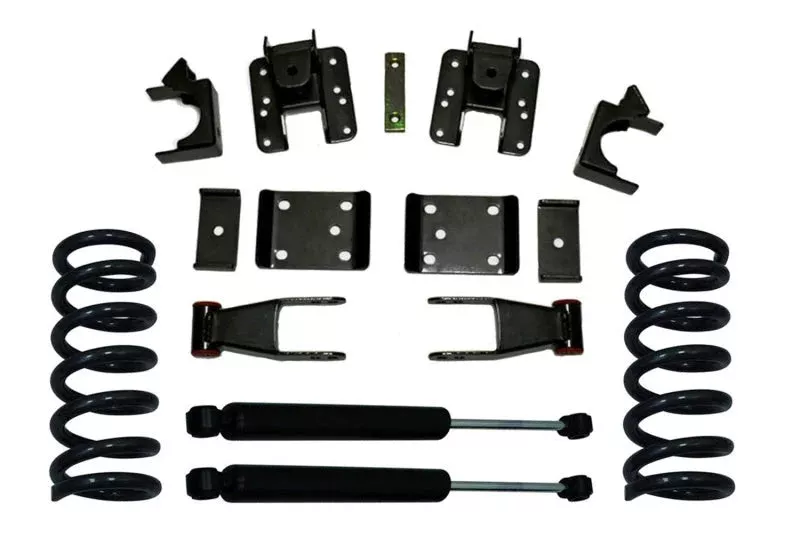 Maxtrac Single Cab 2in/4in Lowering Coil Kit fits 2014-2019 Chevrolet Silverado 1500 / GMC Sierra 1500