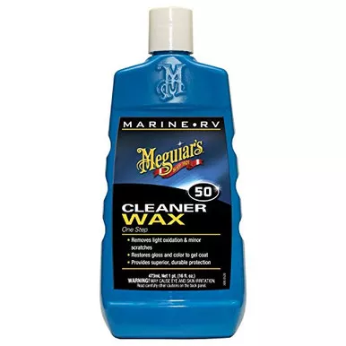 Meguiar's M5016 Marine/RV One Step Cleaner Wax, 16 fl oz