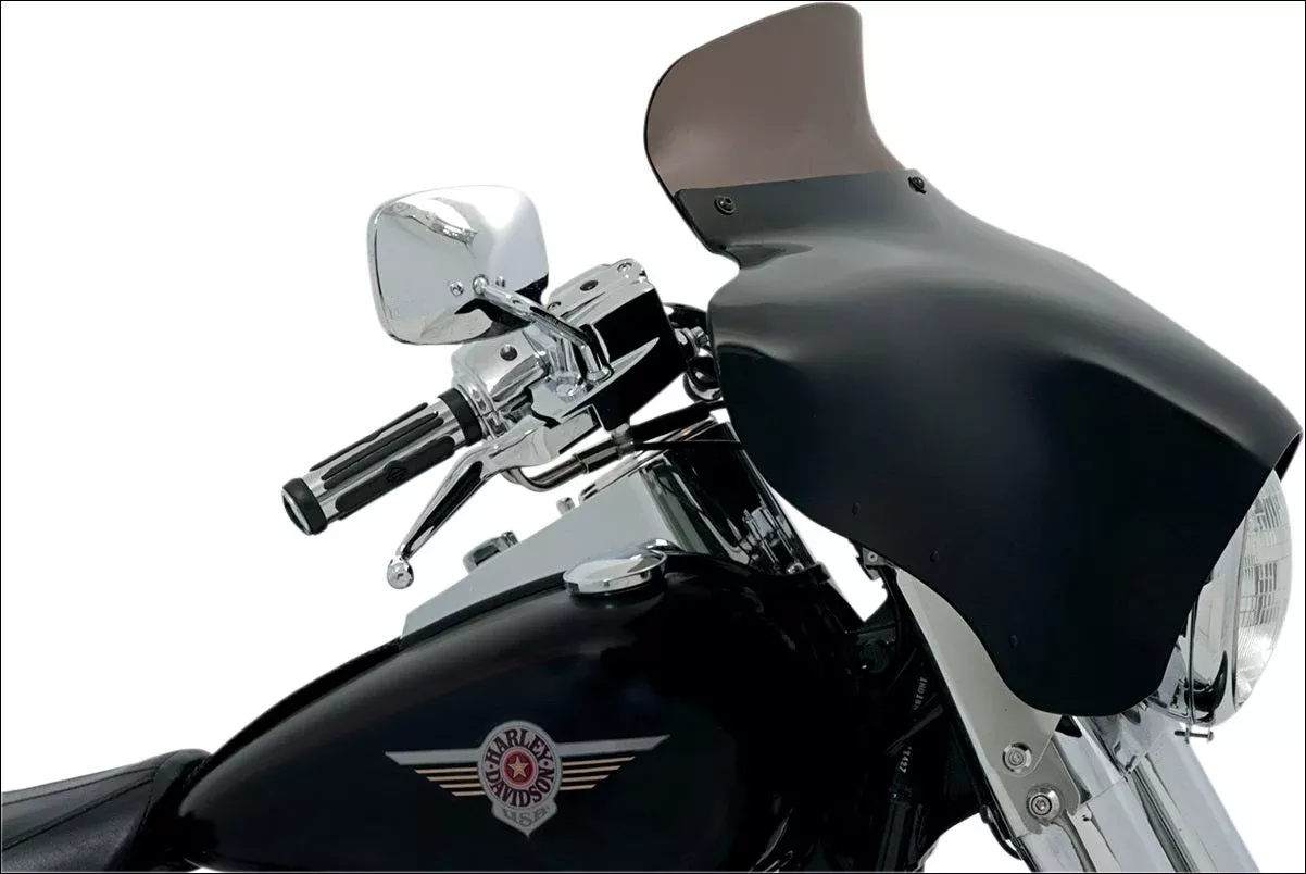 Memphis Shades 5" Smoke Spoiler Windshield for Memphis Batwing Fairing - Univ