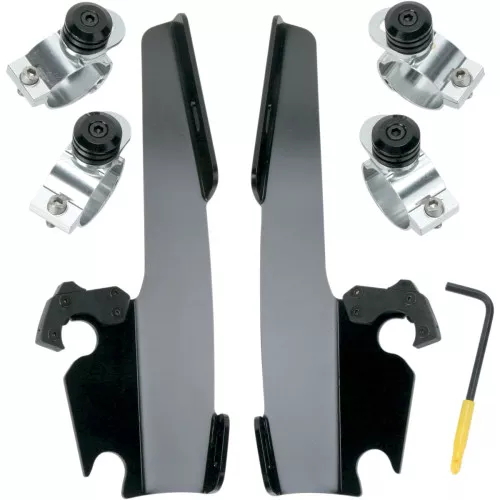 Memphis Shades Batwing Fairing Trigger Lock Mounting Kit for 1996-2018 Harley Sportster