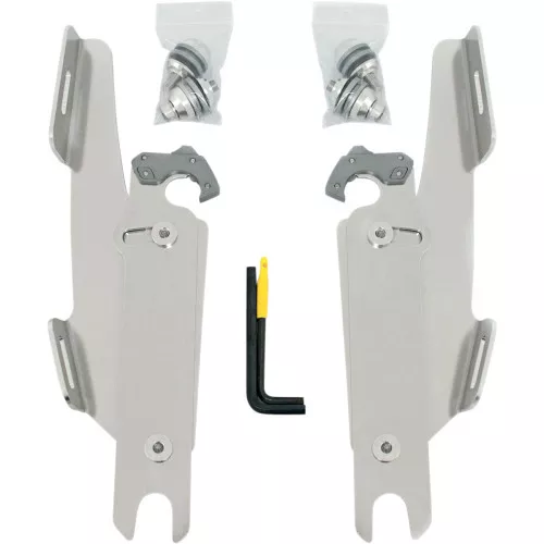 Memphis Shades Batwing Fairing Trigger Lock Mounting Kit for 1999-2017 Harley Softail