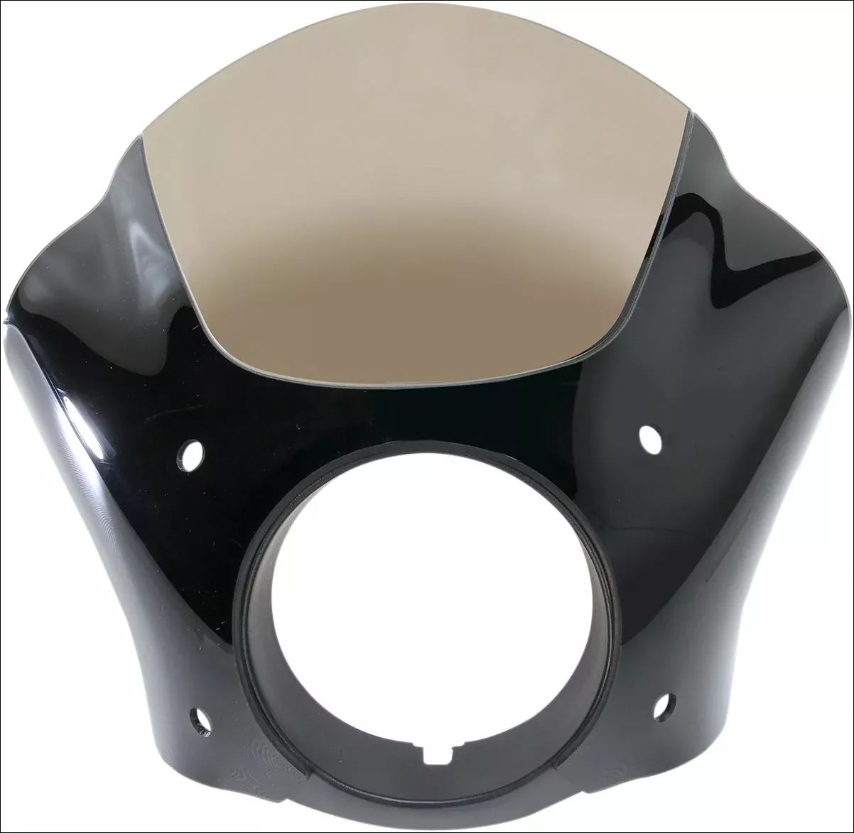 Memphis Shades Gloss Black Gauntlet Fairing 11-15 Harley Sportster XL 1200C
