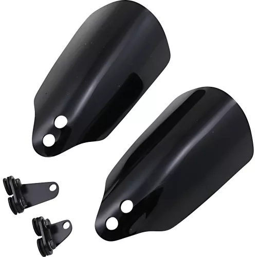 Memphis Shades Hand Guards for Harley FLHR/Softail/Dyna/XL* -Black
