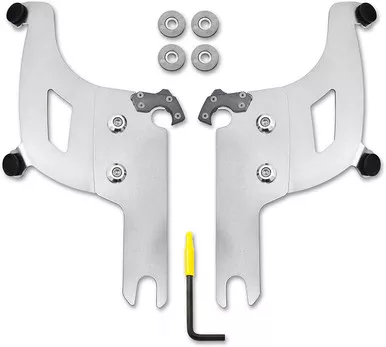 Memphis Shades MEB2049 Black Mounting Kit for Bullet Fairing