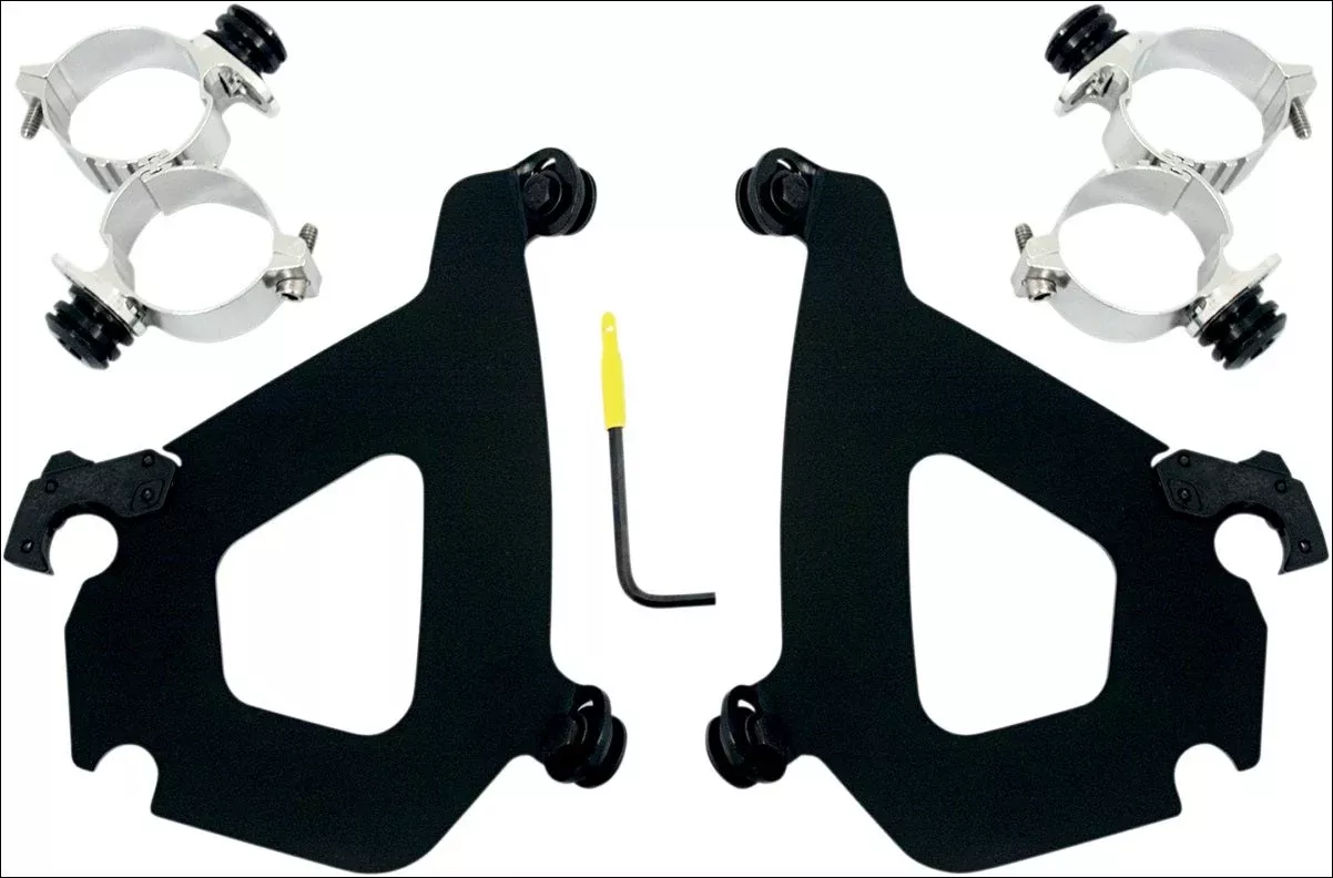 Memphis Shades Trigger Lock Mounting Kits for Bullet Fairing Harley V-Rod VRSCX