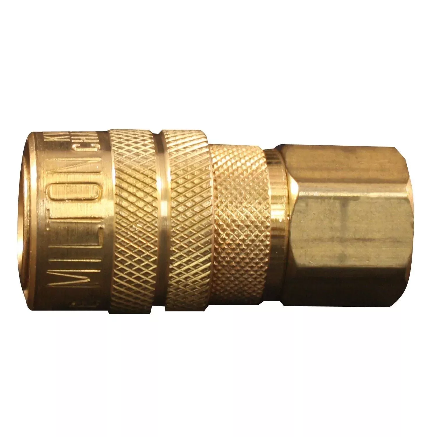 Milton 715 1/4" FPT M-Style Coupler, 40 SCFM 300 PSI, Pack of 100