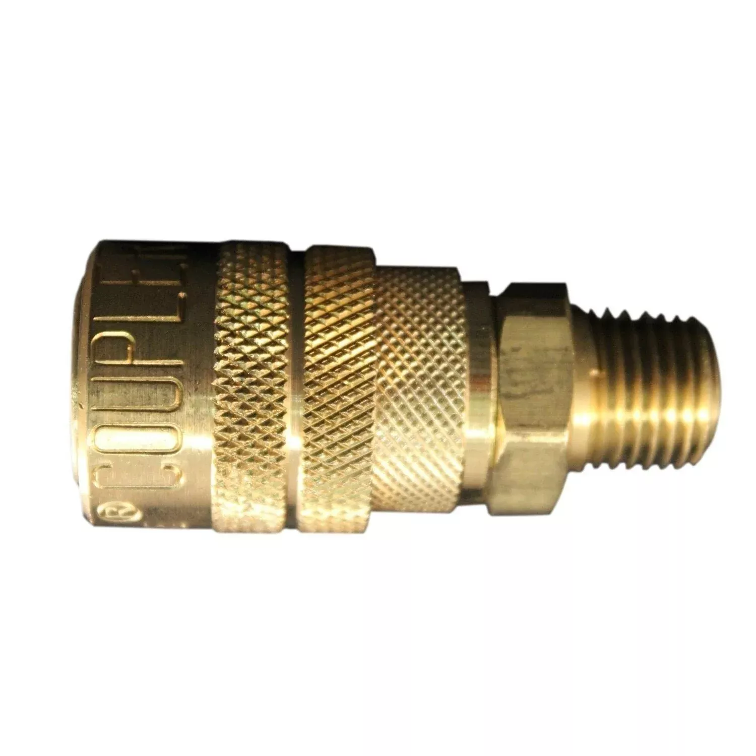 Milton 716 1/4" MPT M-Style Coupler, 40 SCFM 300 PSI