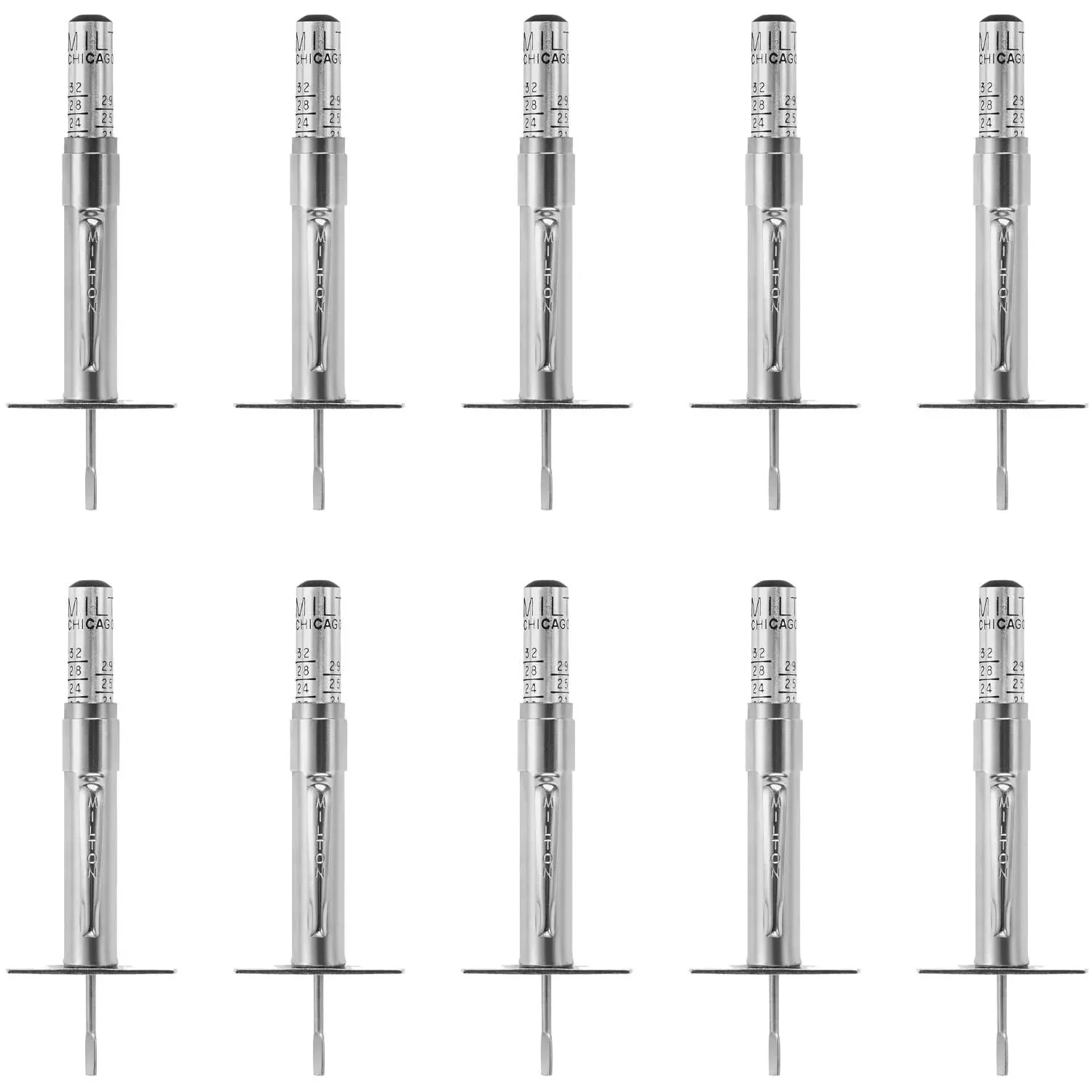 Milton S-448 Tire Tread Depth Gauge, Pack of 10