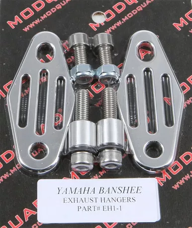 Modquad Exhaust Hanger (Straight Lines Polished) - EH1-1