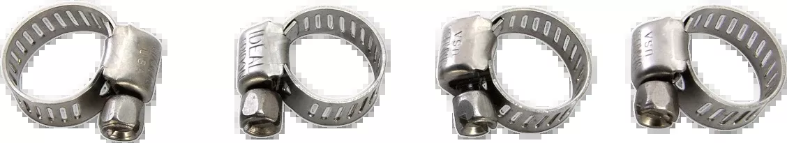 Moose Offroad Clamp Hose – Stainless Steel – 8-22 mm – 4-Pack-114-6406