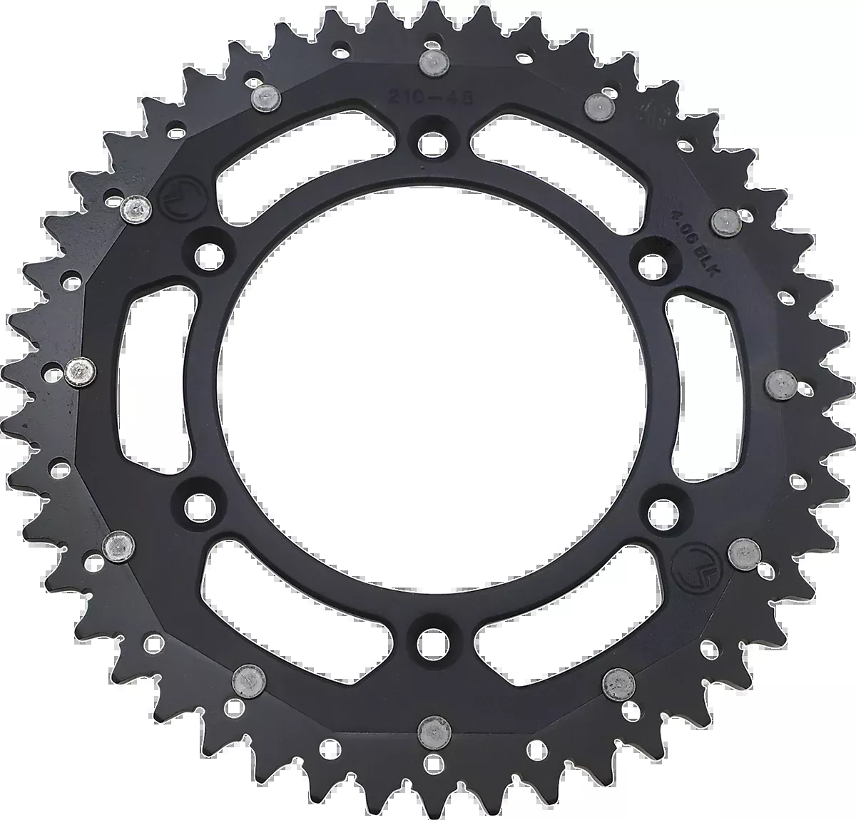 Moose Offroad Dual Sprocket – 48 Tooth – Black – Honda-1210-210-48-10X