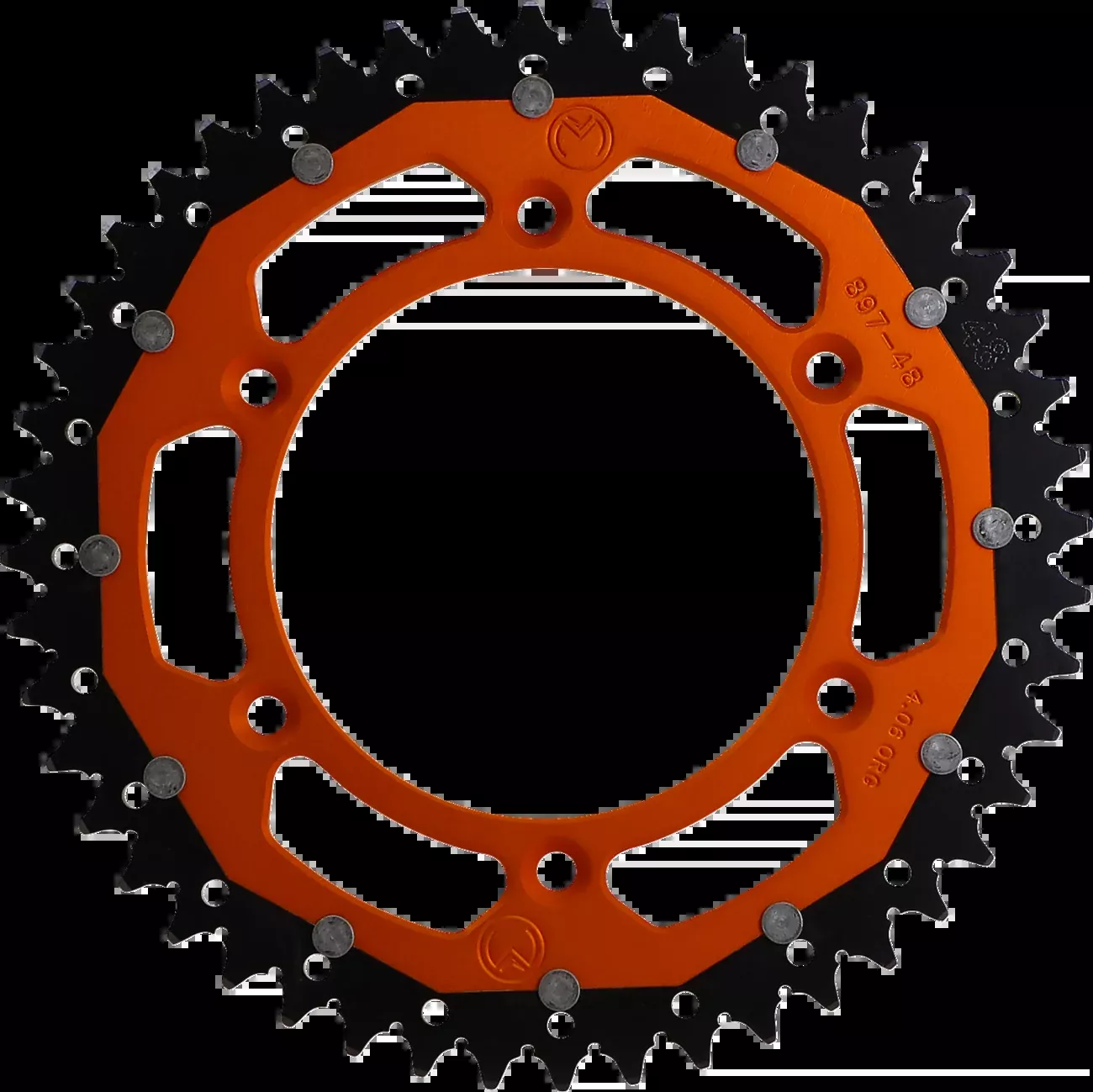 Moose Offroad Dual Sprocket – 48 Tooth – Orange – Husqvarna/Husaberg/KTM-1210-897-48-14X