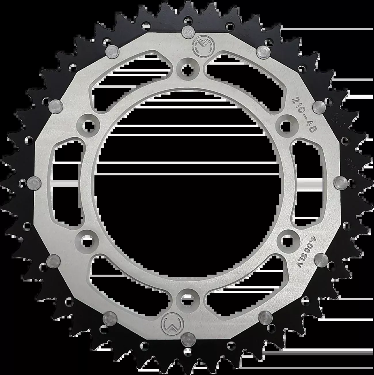 Moose Offroad Dual Sprocket – 48 Tooth – Silver – Honda-1210-210-48-11X