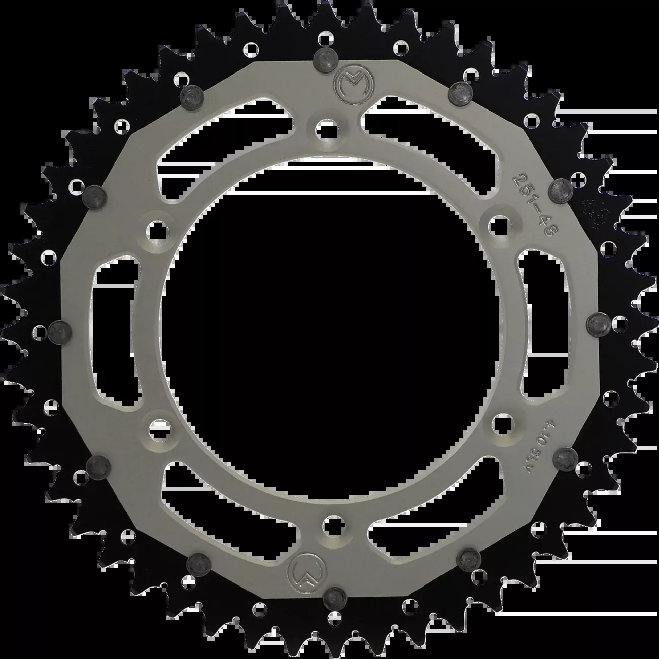Moose Offroad Dual Sprocket – 48 Tooth – Silver – Yamaha-1210-251-48-11X
