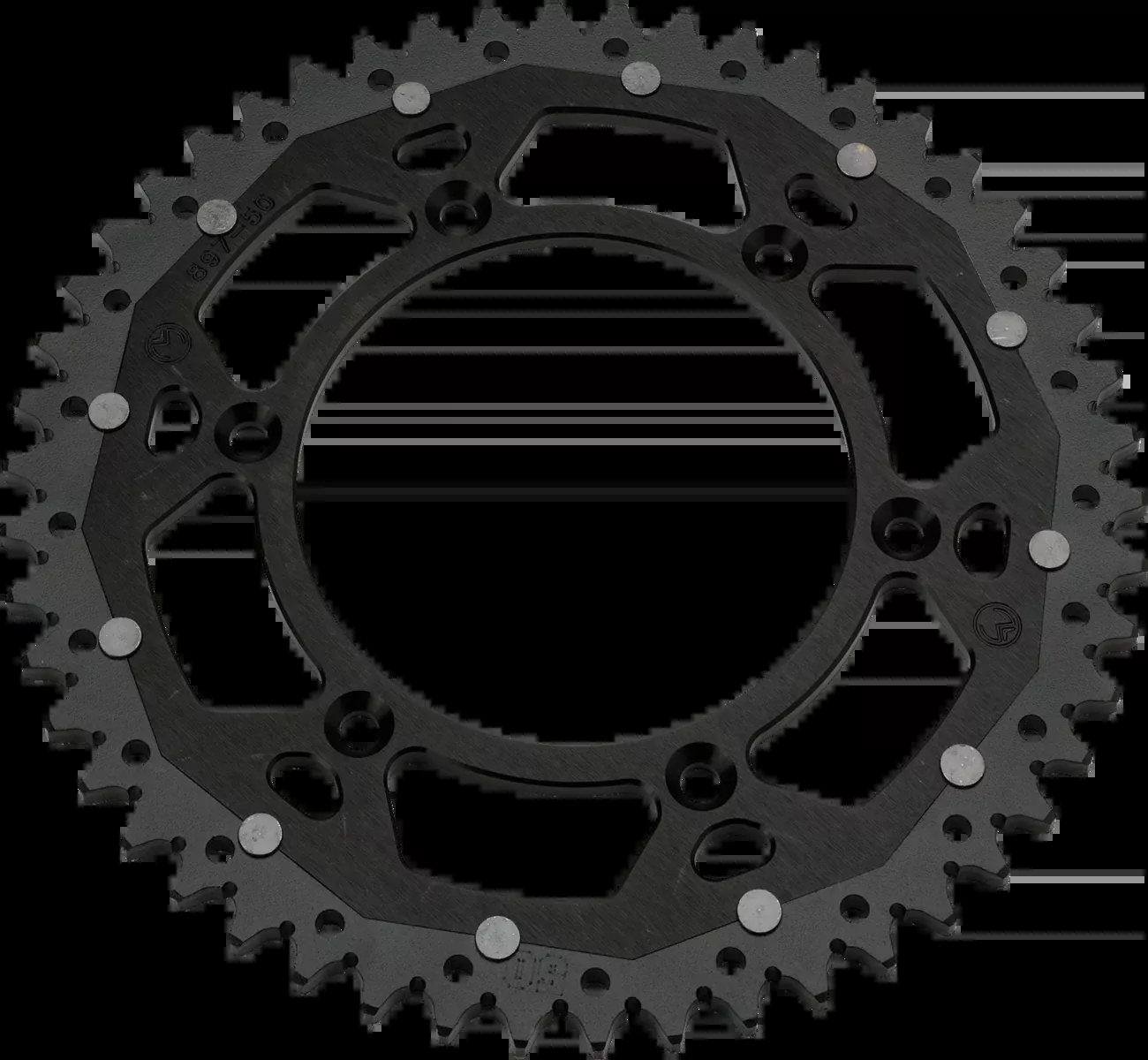 Moose Offroad Dual Sprocket – 50 Tooth – Black – Honda-1210-210-50-10X