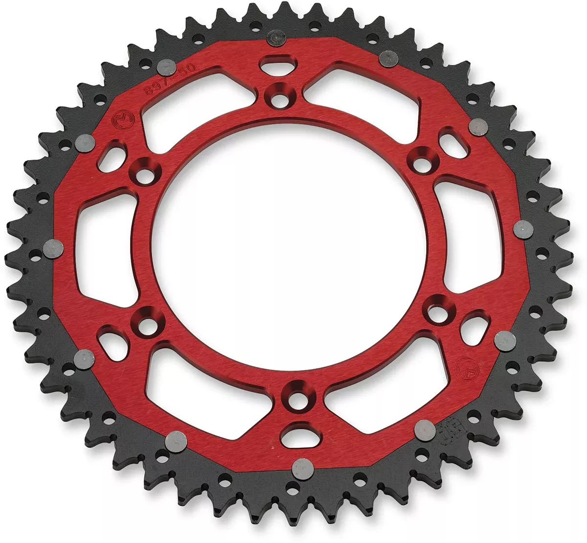 Moose Offroad Dual Sprocket – 50 Tooth – Red – Honda-1210-210-50-13X