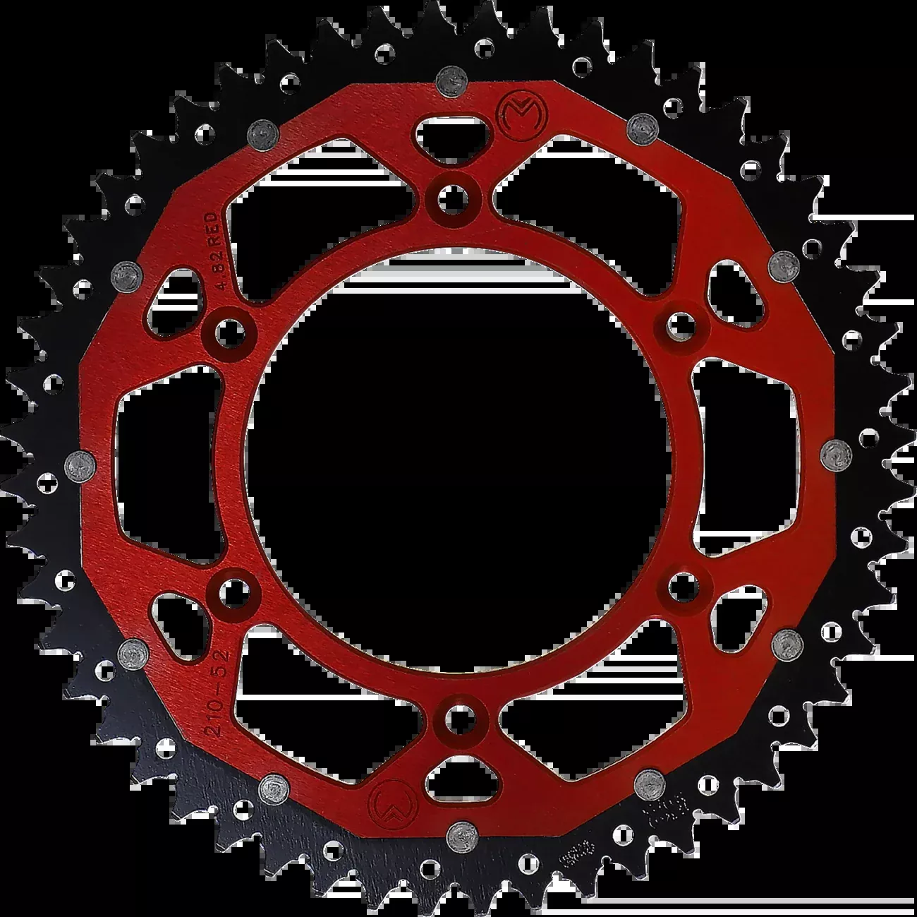 Moose Offroad Dual Sprocket – 52 Tooth – Red – Honda-1210-210-52-13X
