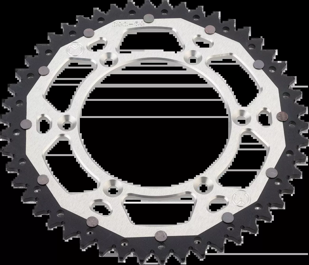 Moose Offroad Dual Sprocket – Silver – 49 Tooth-1210-822-49-11X