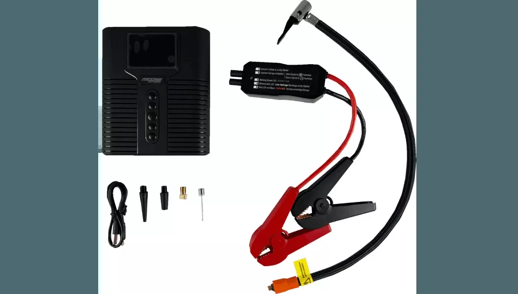 Moose Offroad Jump Starter with Air Compressor