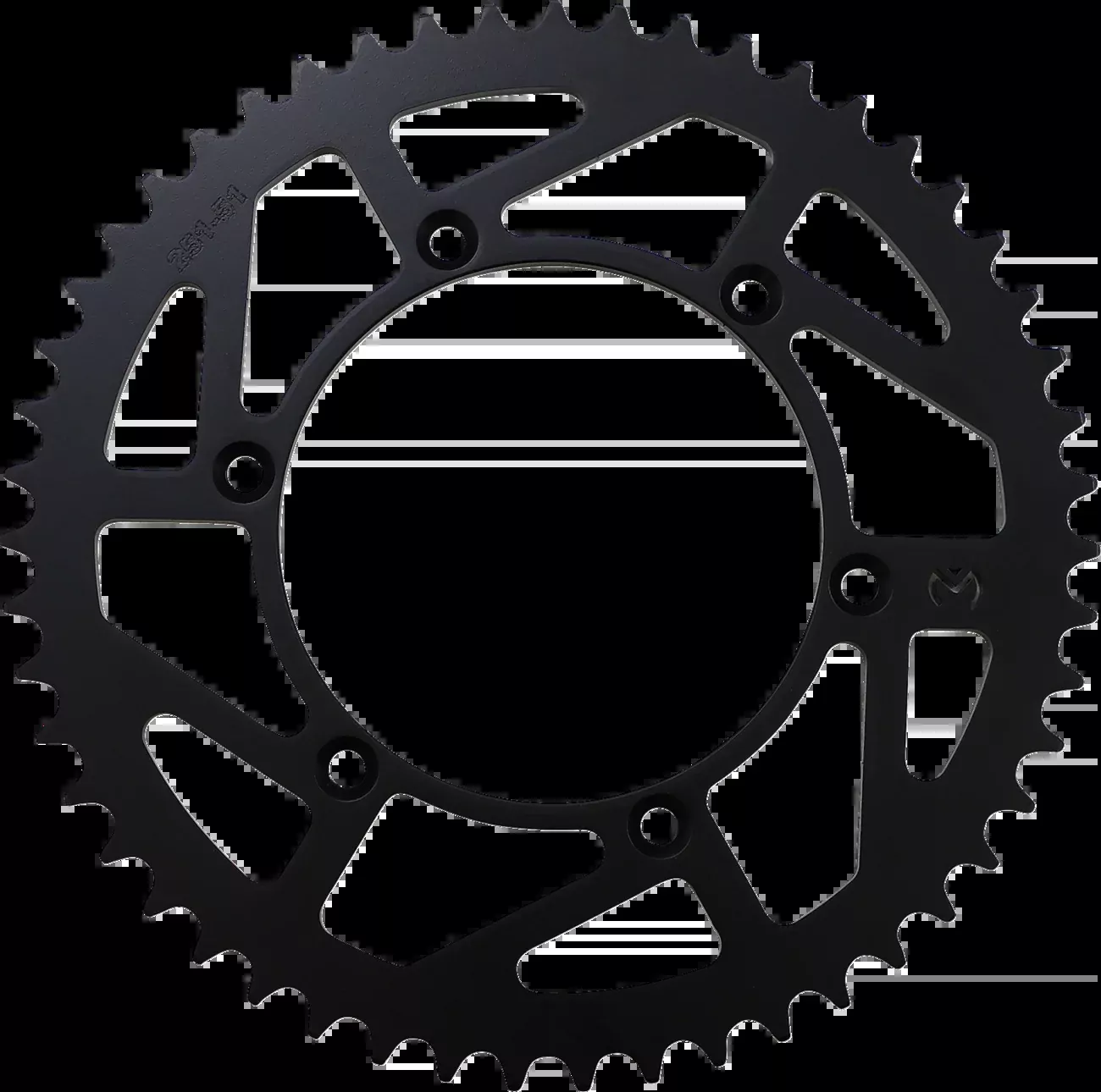 Moose Offroad Rear Sprocket – 51 Tooth – Yamaha-1210-251-51-STL