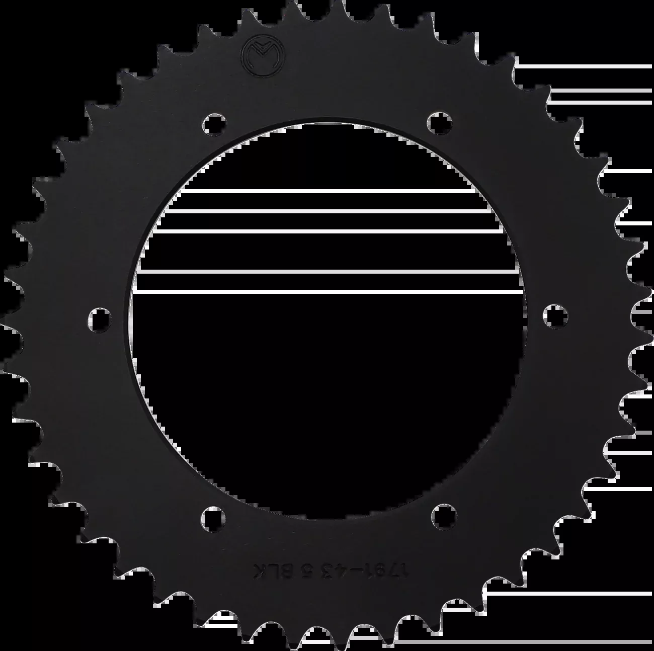 Moose Offroad Rear Sprocket – Aluminum – 43 Tooth – Black – DR650 SE-1211-1791-43-10
