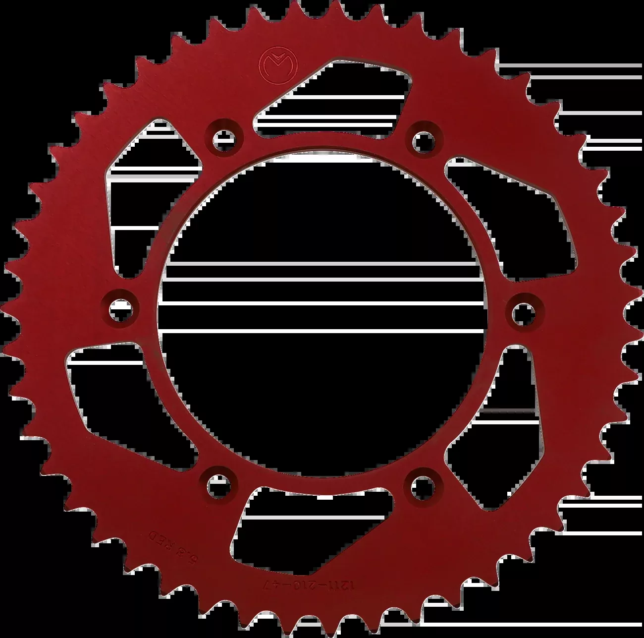 Moose Offroad Rear Sprocket – Aluminum – 47 Tooth – Red – Honda-1211-210-47-13