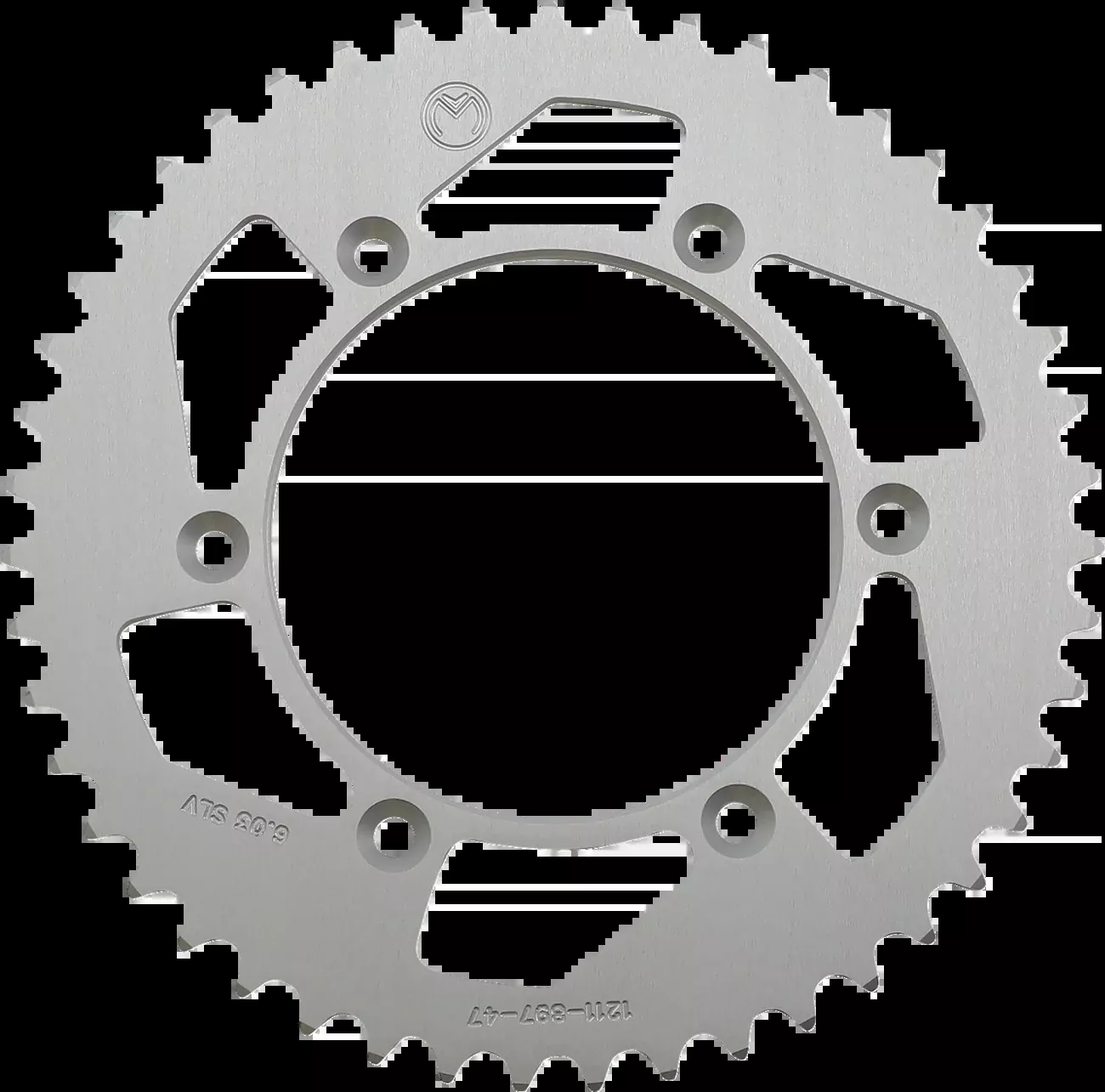 Moose Offroad Rear Sprocket – Aluminum – 47 Tooth – Silver – Husaberg/Husqvarna/KTM-1211-897-47-11