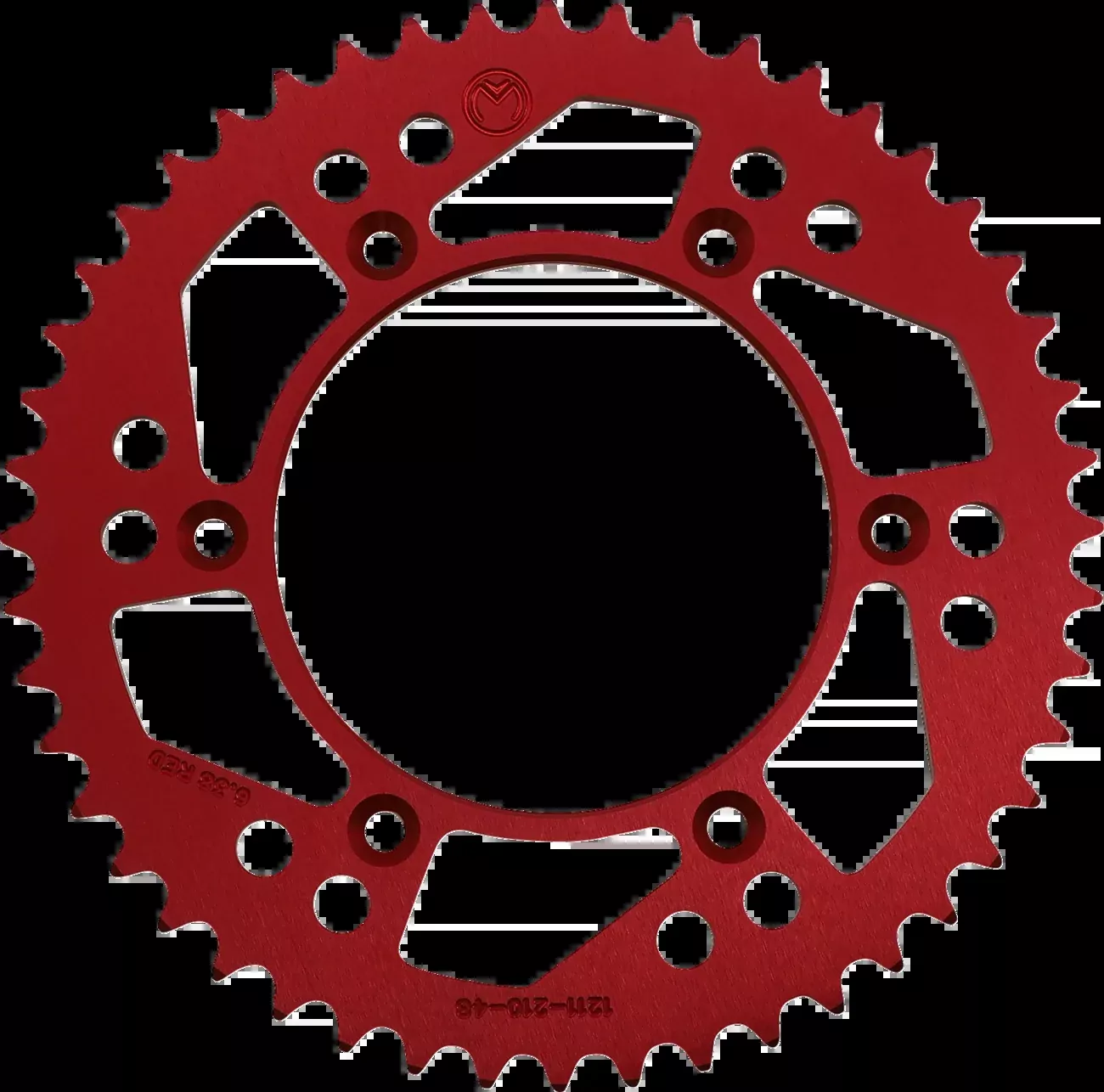 Moose Offroad Rear Sprocket - Aluminum - 48 Tooth - Red - Honda-1211-210-48-13