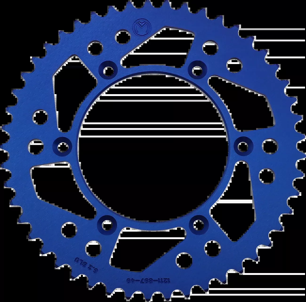 Moose Offroad Rear Sprocket – Aluminum – 49 Tooth – Blue – Husaberg/Husqvarna/KTM-1211-897-49-12