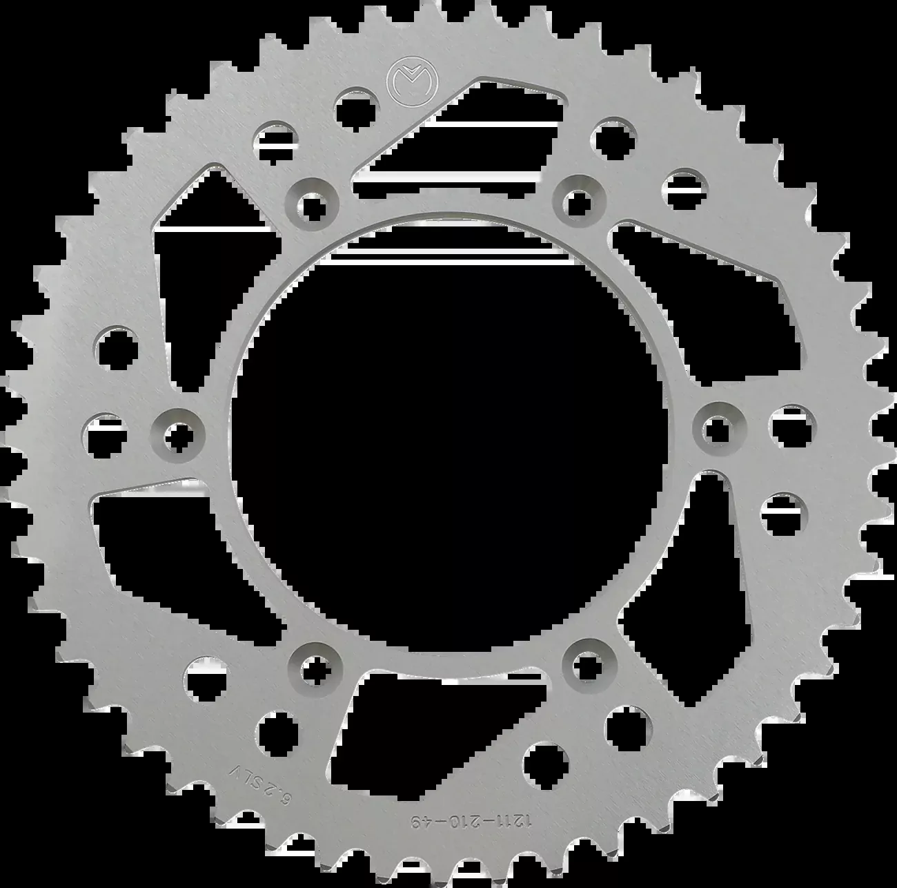 Moose Offroad Rear Sprocket – Aluminum – 49 Tooth – Silver – Honda-1211-210-49-11