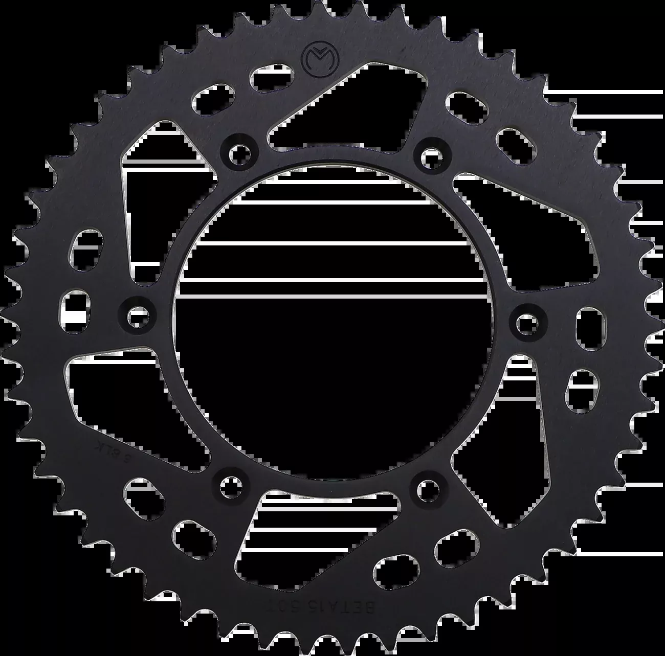 Moose Offroad Rear Sprocket – Aluminum – 50 Tooth – Black – Beta-1211-BET-50-10