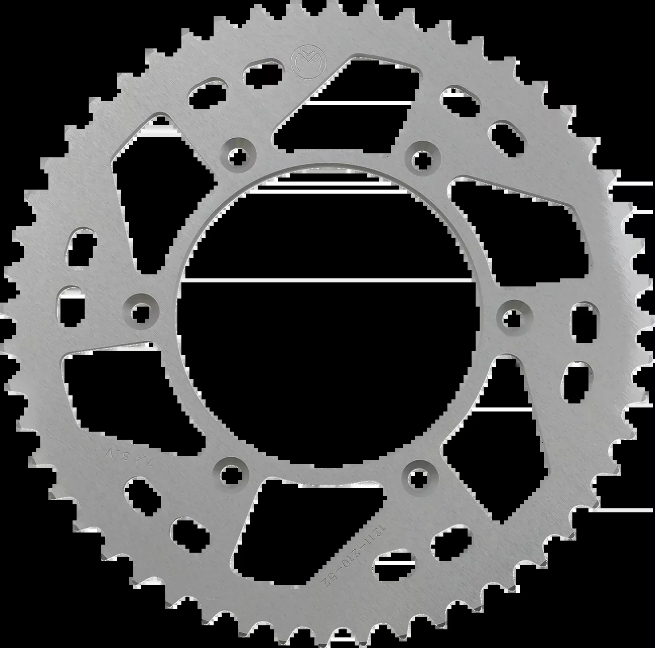 Moose Offroad Rear Sprocket – Aluminum – 52 Tooth – Silver – Honda-1211-210-52-11