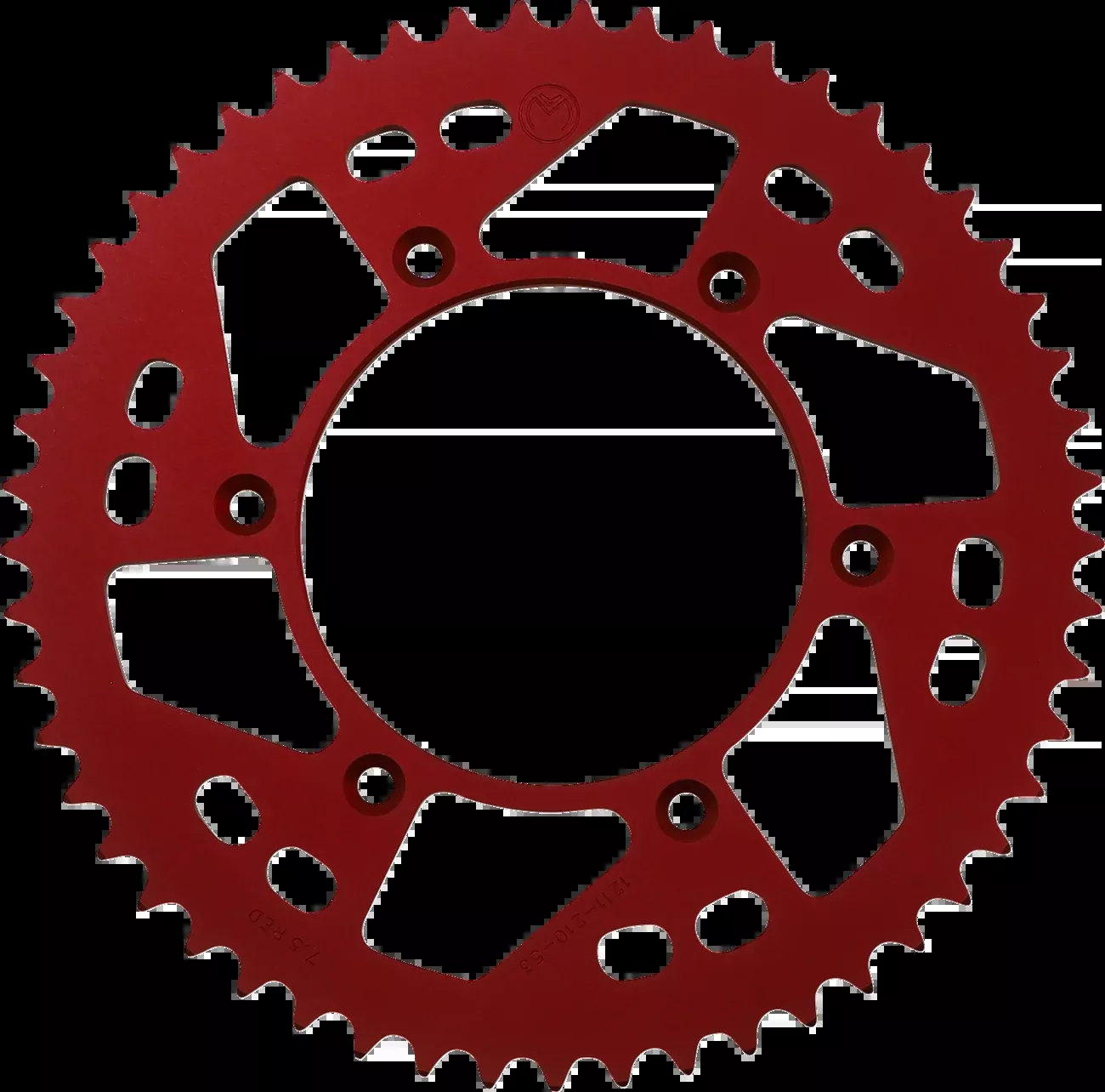 Moose Offroad Rear Sprocket – Aluminum – 53 Tooth – Red – Honda-1211-210-53-13