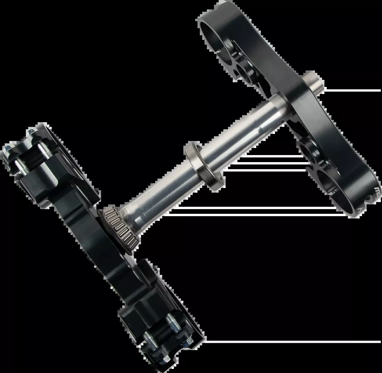 Moose Offroad Triple Clamp – Gray – Yamaha-12.099.2.AN