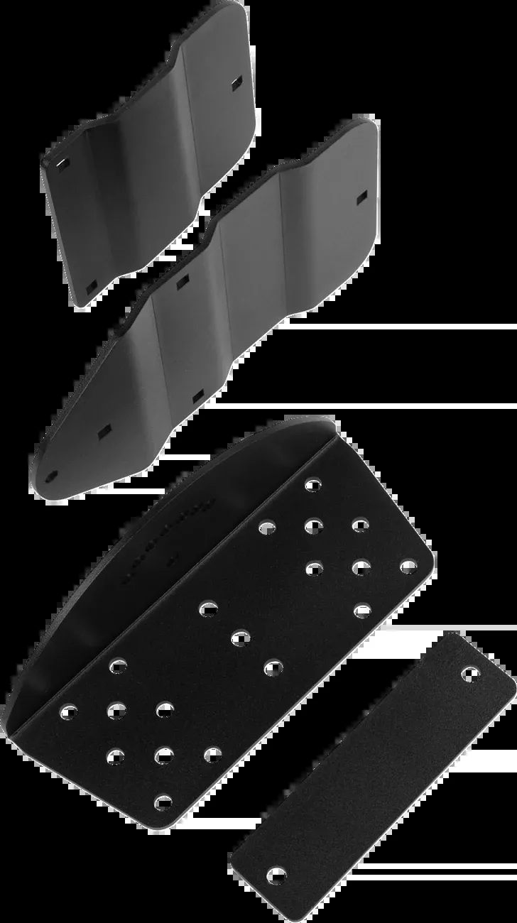 Moose Utility Black Rear Steel Universal ATV Chainsaw Holder Bracket