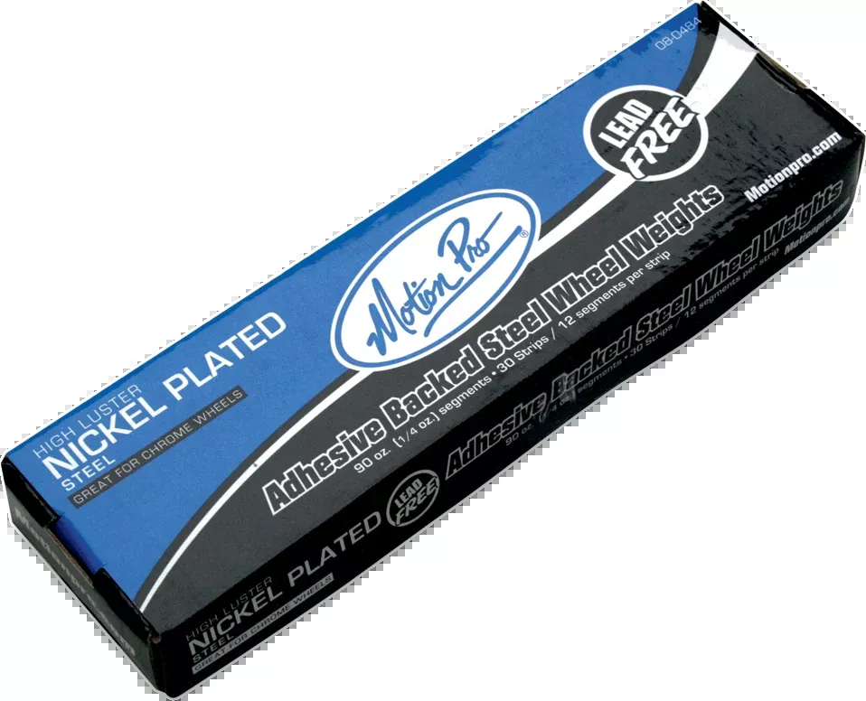 Motion Pro 08-0484 Nickel Adhesive Stick-On Wheel Weights – 1/4 oz, Pack of 360