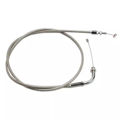 Motion Pro Black Vinyl Rev2 / Rev3 Throttle Push-Pull Cable Kit 01-1297