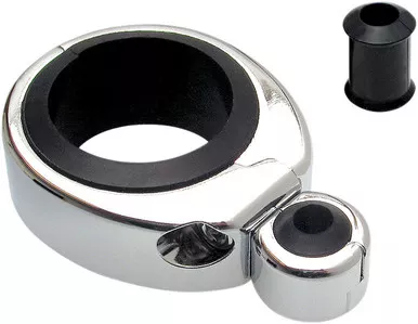 Motion Pro Cable Clamp 1 1/4"-1 1/2" Single Thr/Clu Chrome - 11-0041