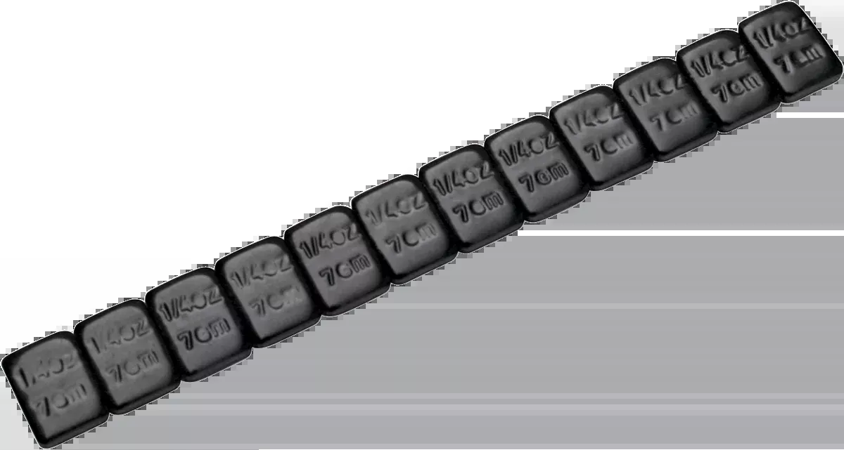 Motion Pro Wheel Weights Adhesive Stick-On – 1/4 oz Black – 360 Pack (Part #08-0453)
