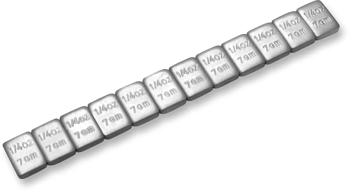 Motion Pro Wheel Weights – Adhesive Stick-On Silver – 1/4 oz – Pack of 72 (Part #08-0454)