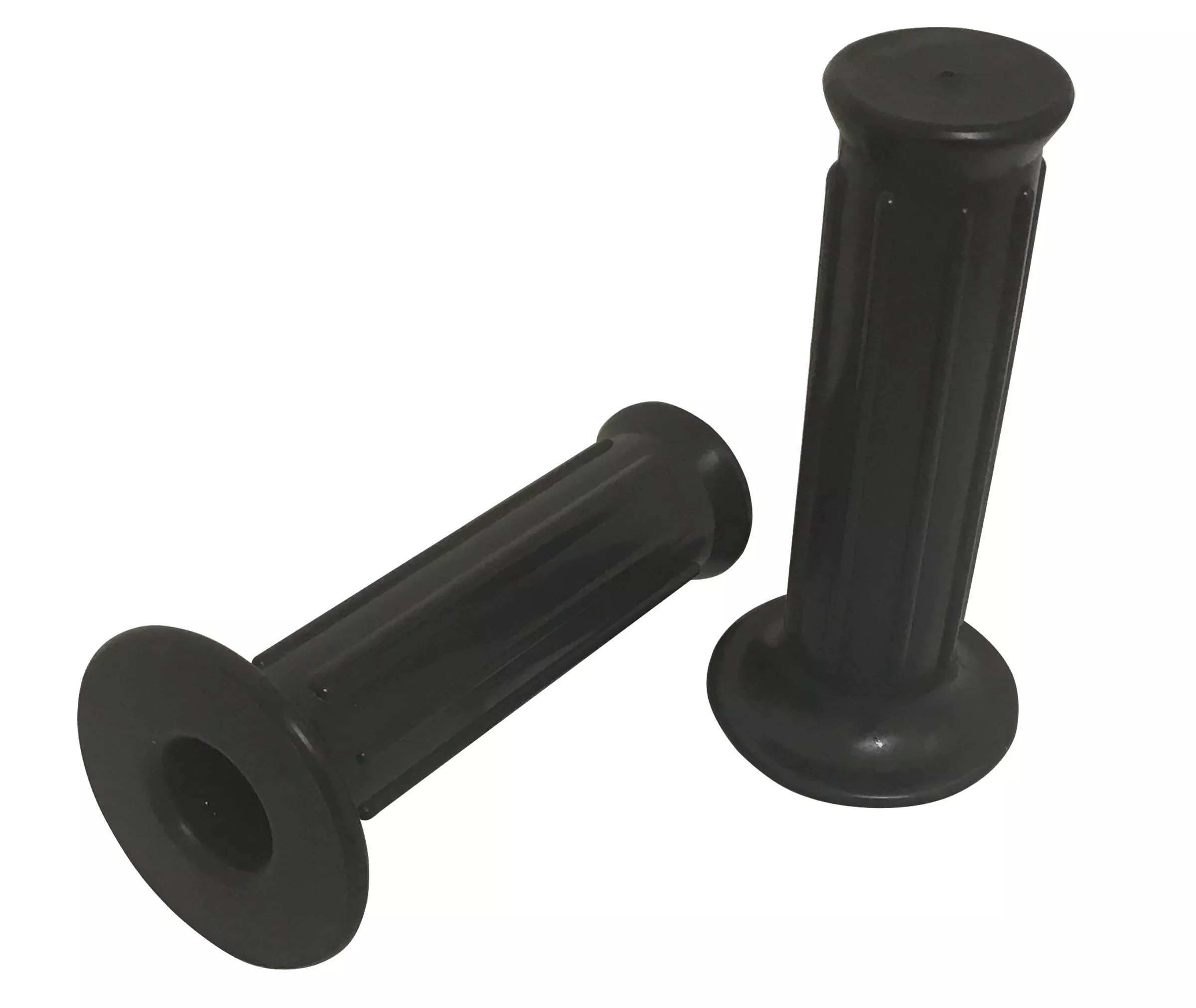 Motocross Rubber Grip Set Black | 1" Handlebar